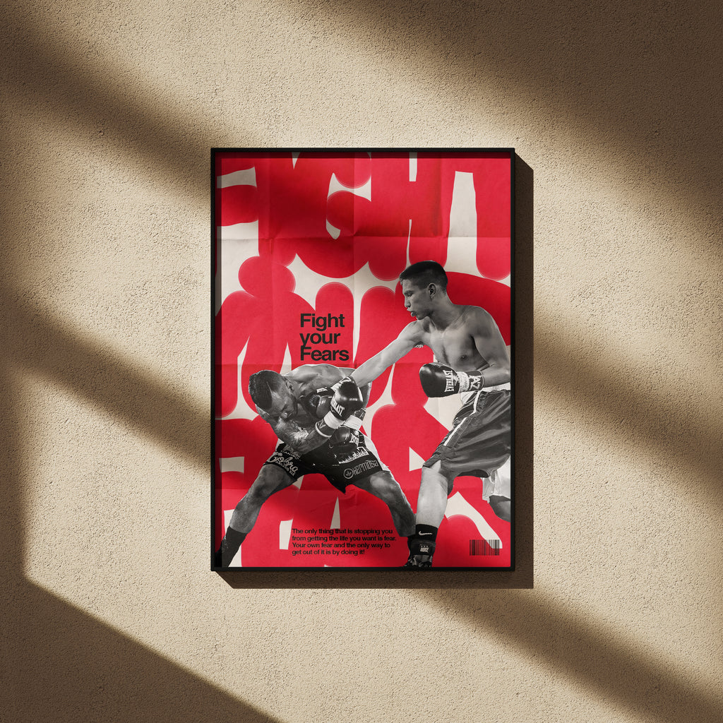 Fight Your Fears Boxing Poster
