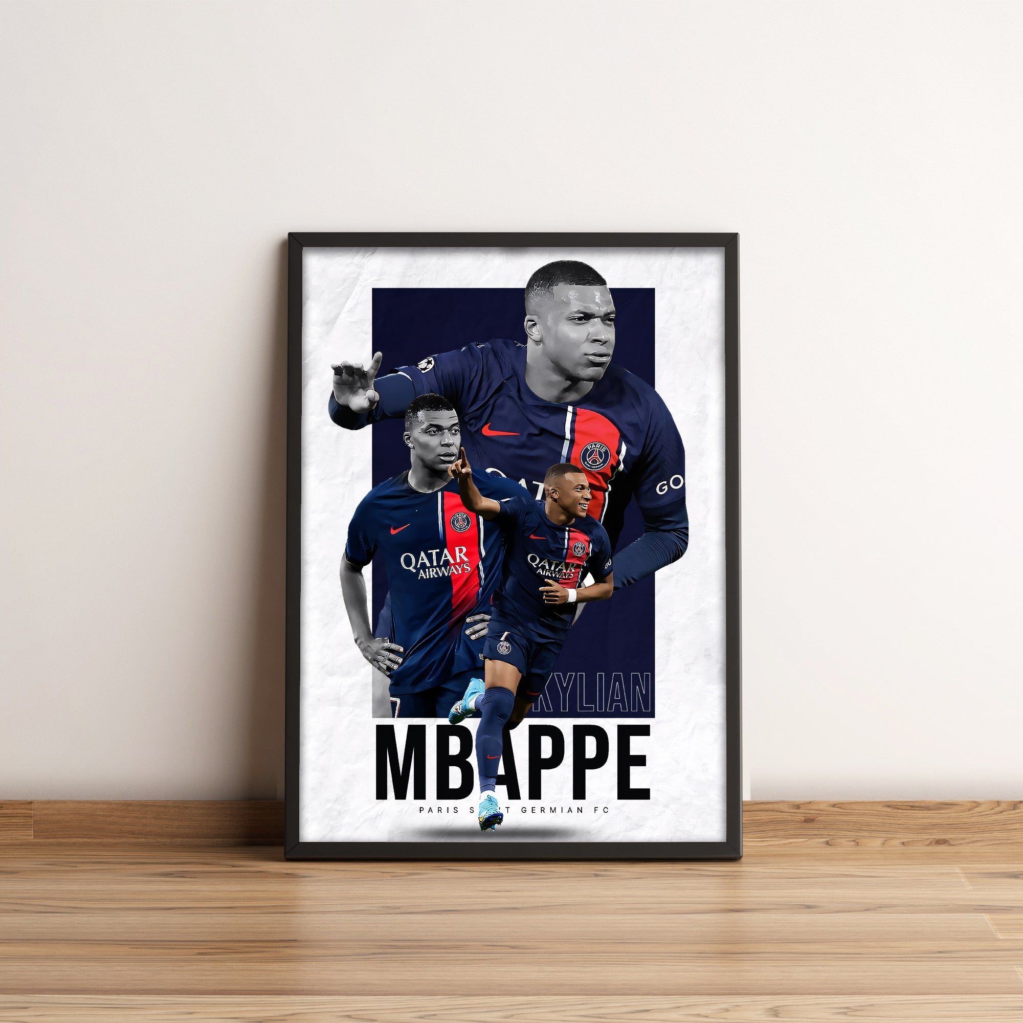 Kylian Mbappe Poster - Football Poster