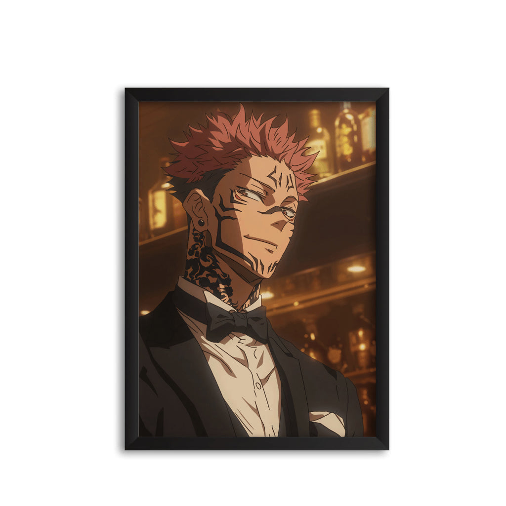 Sukuna Jujutsu Kaisen Anime Poster