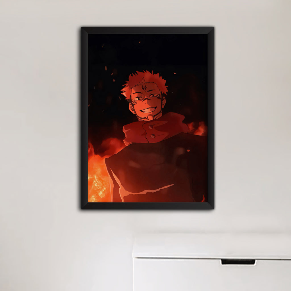 Sukuna Jujutsu Kaisen Anime Poster