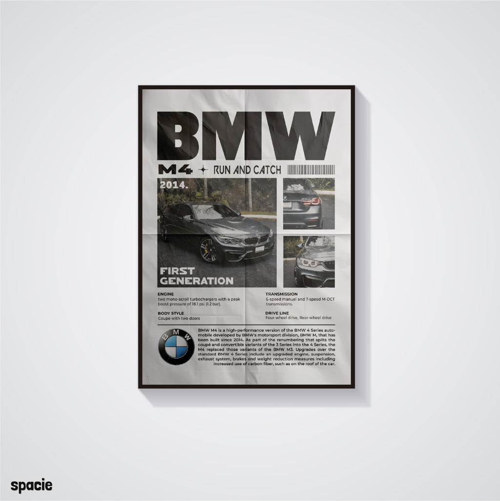 BMW M4 - Car Posters Collection