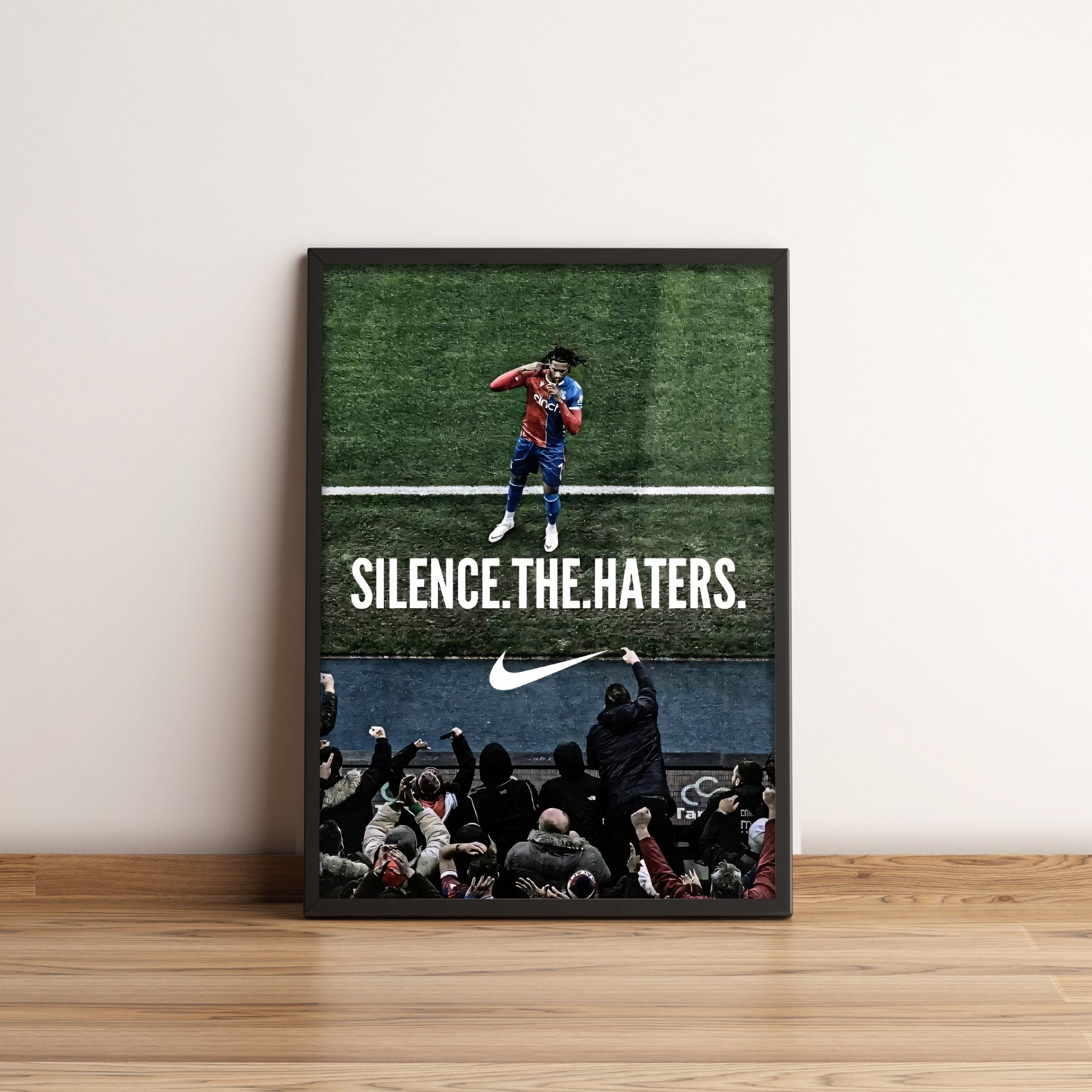Silence the Haters Poster - Football Poster