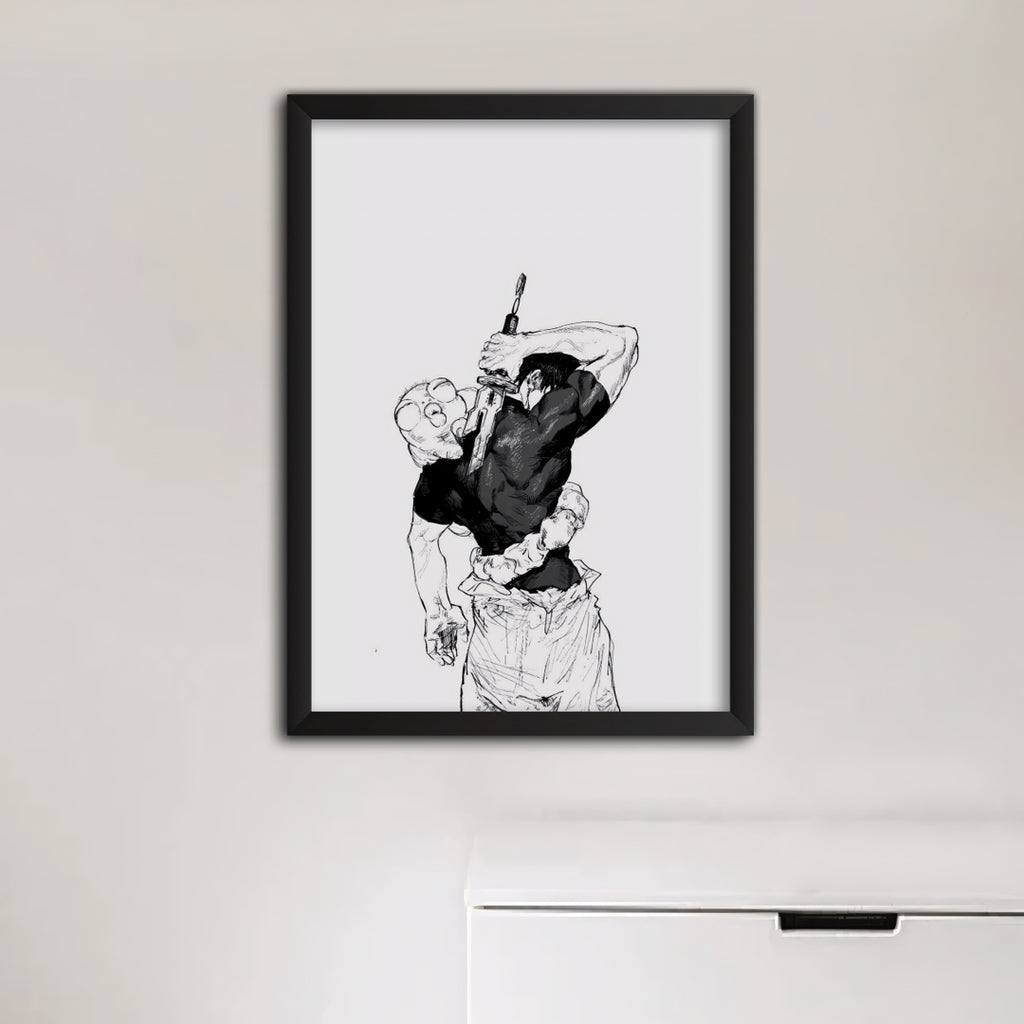 Toji Fushiguro Jujutsu Kaisen Anime Poster