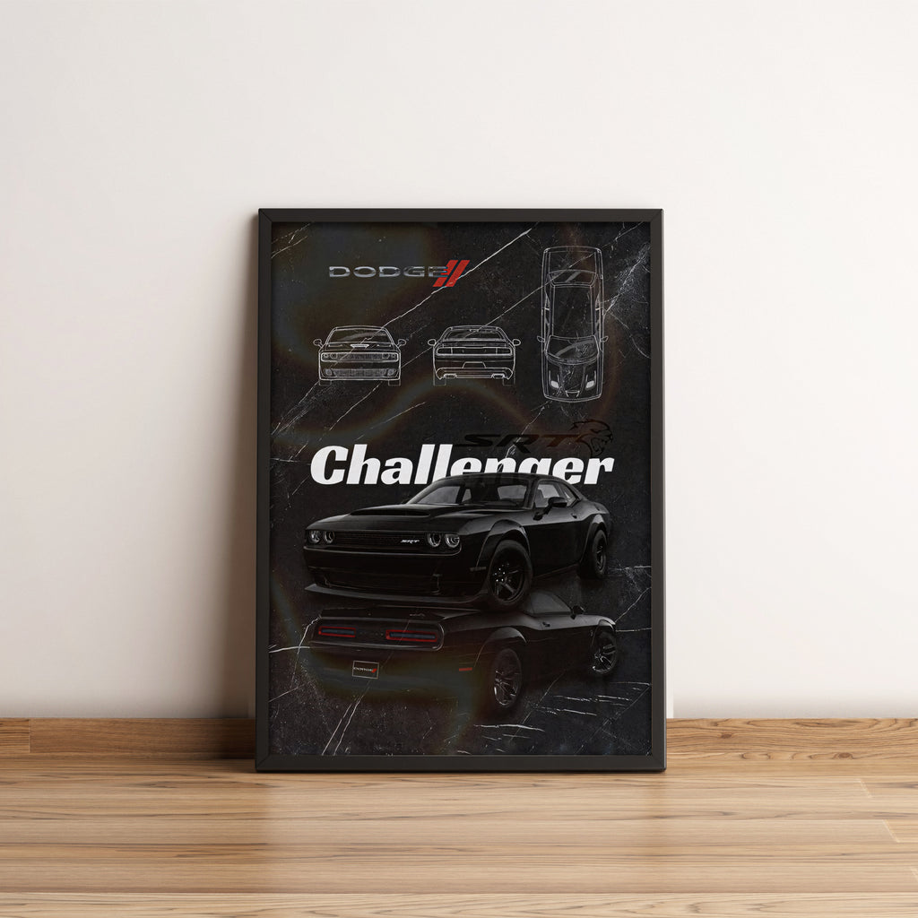 Dodge challenger - Muscle Car Poster