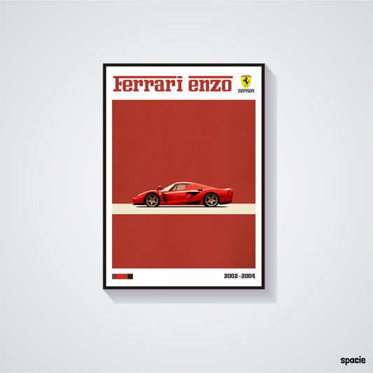 Ferrari Enzo - Supercar Poster