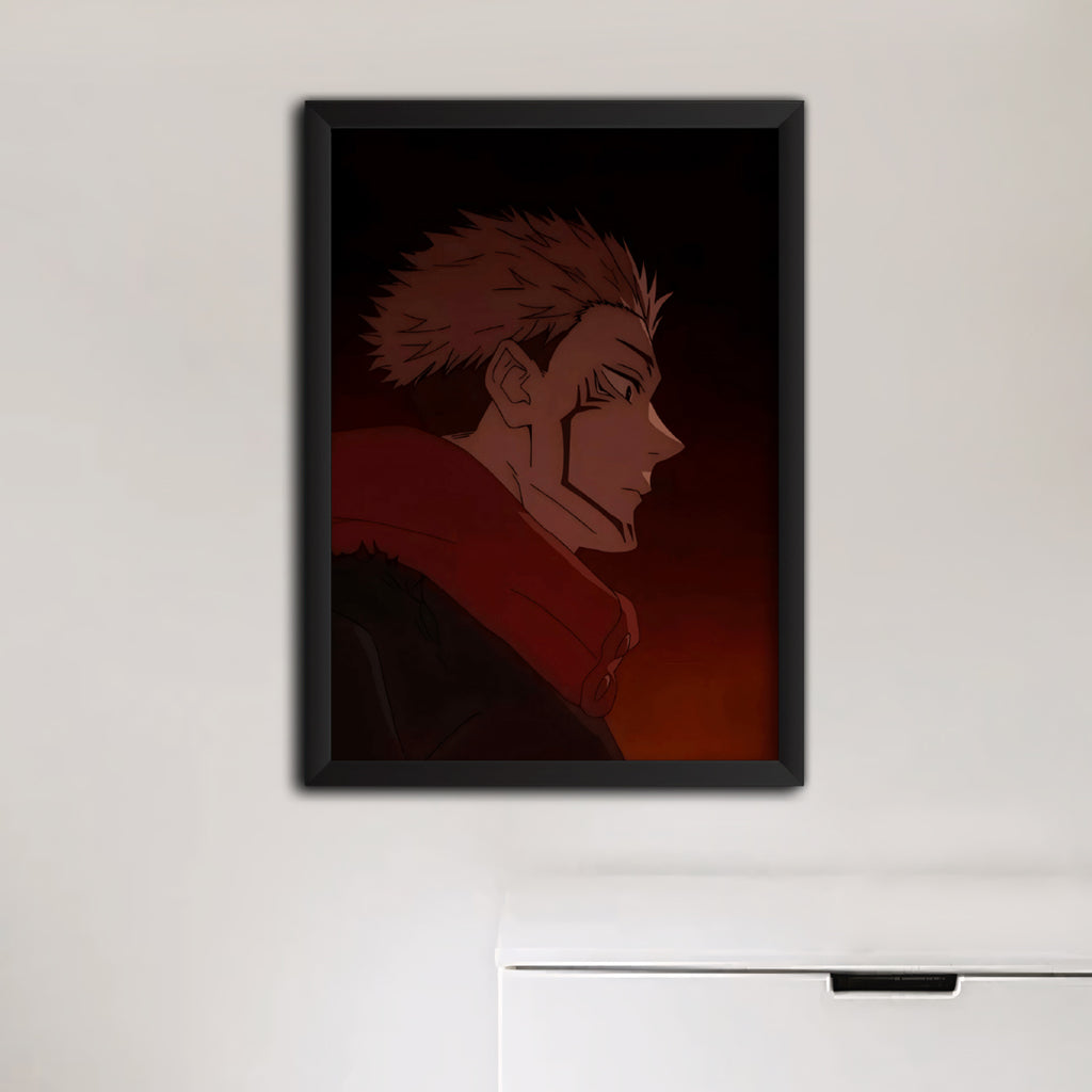 Sukuna Jujutsu Kaisen Anime Poster