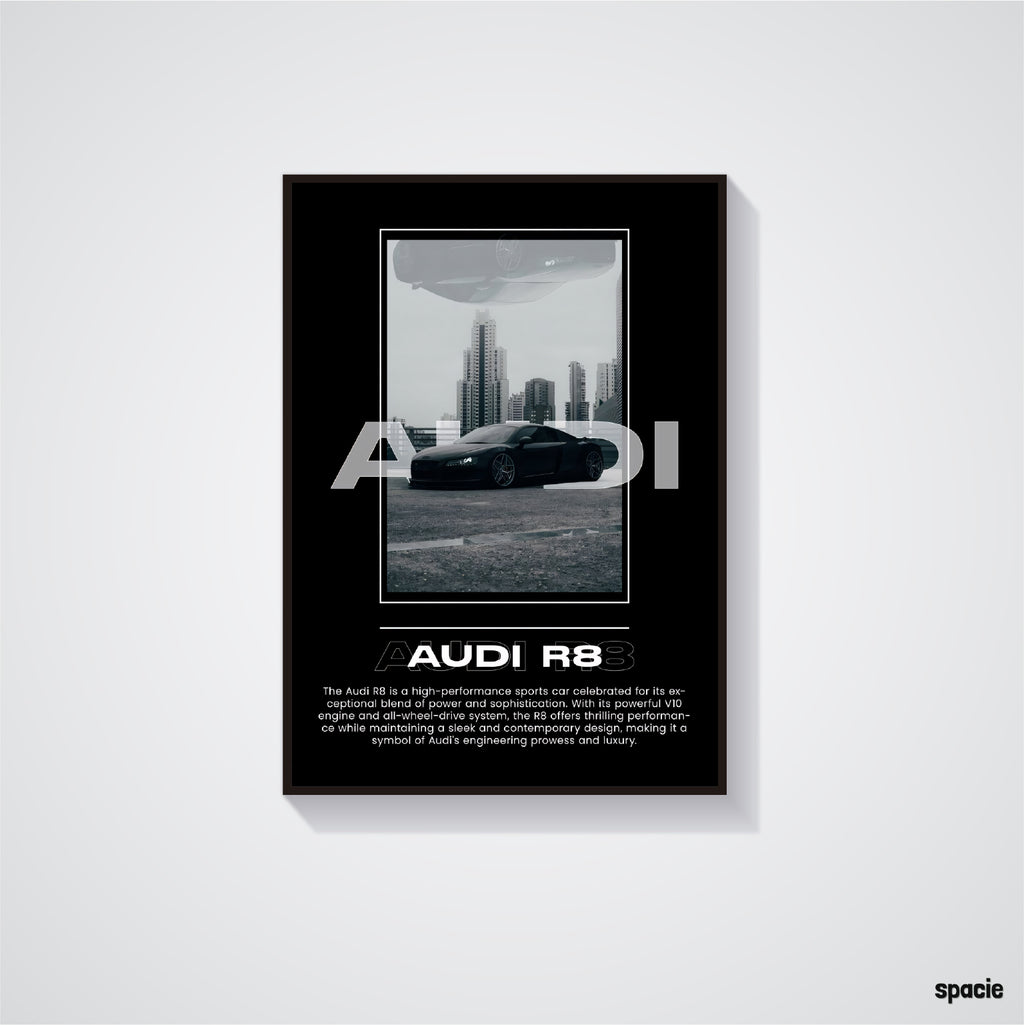 Audi R8 - Sport Car Poster