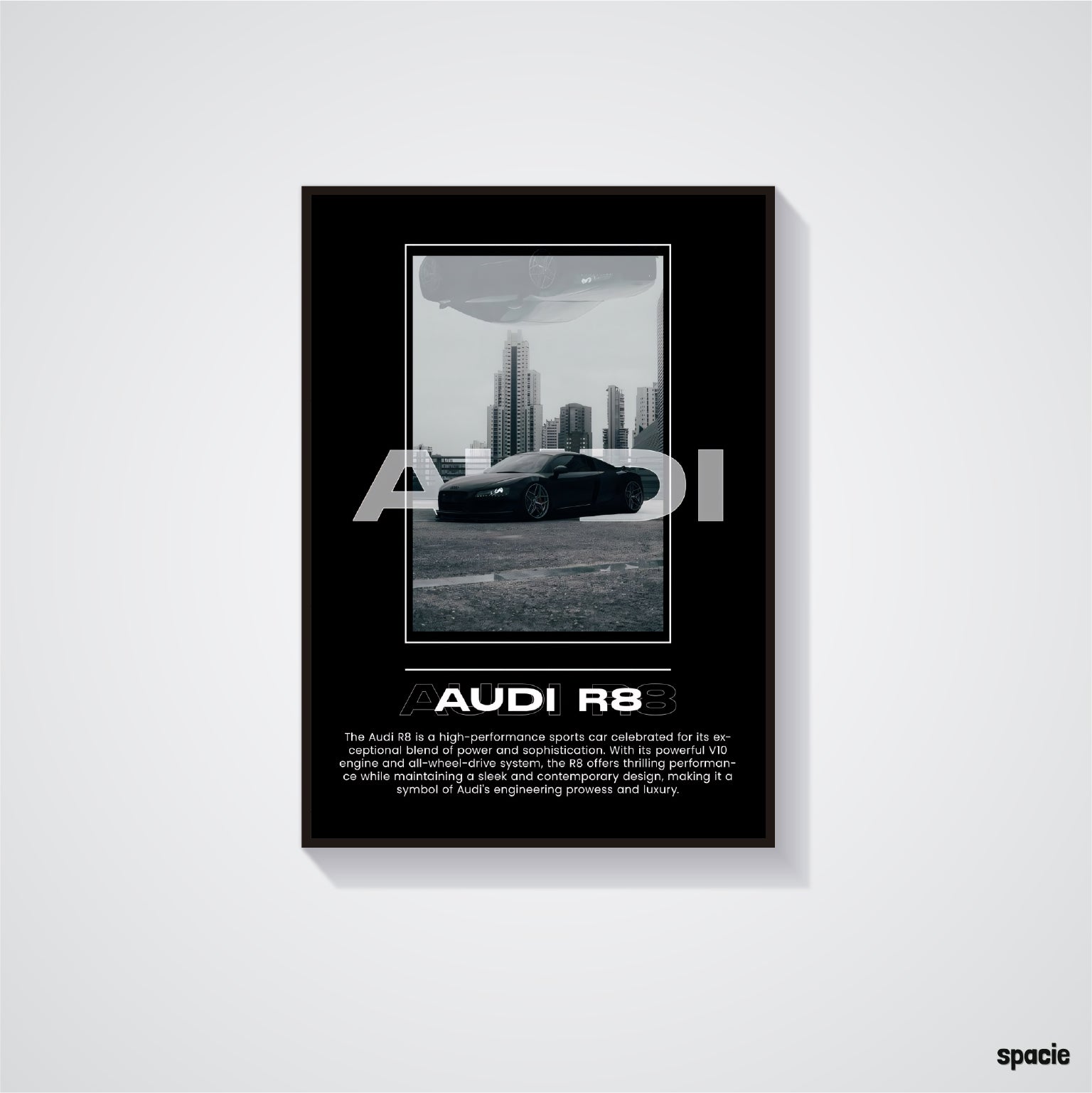 Audi R8 - Sport Car Poster