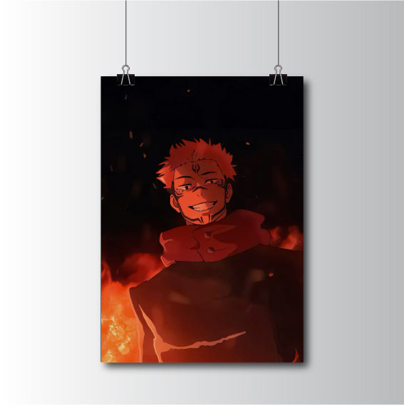 Sukuna Jujutsu Kaisen Anime Poster