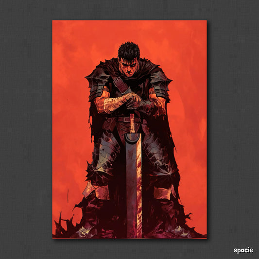 Guts - Berserk - Epic Anime Poster
