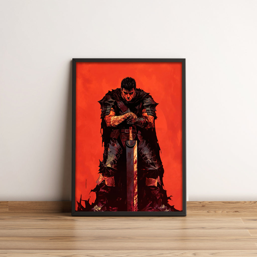 Guts - Berserk - Anime Poster