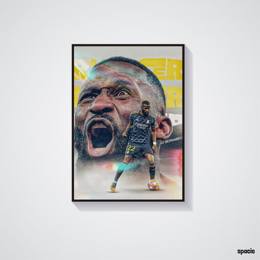 Antonio Rudiger Poster - Football Poster