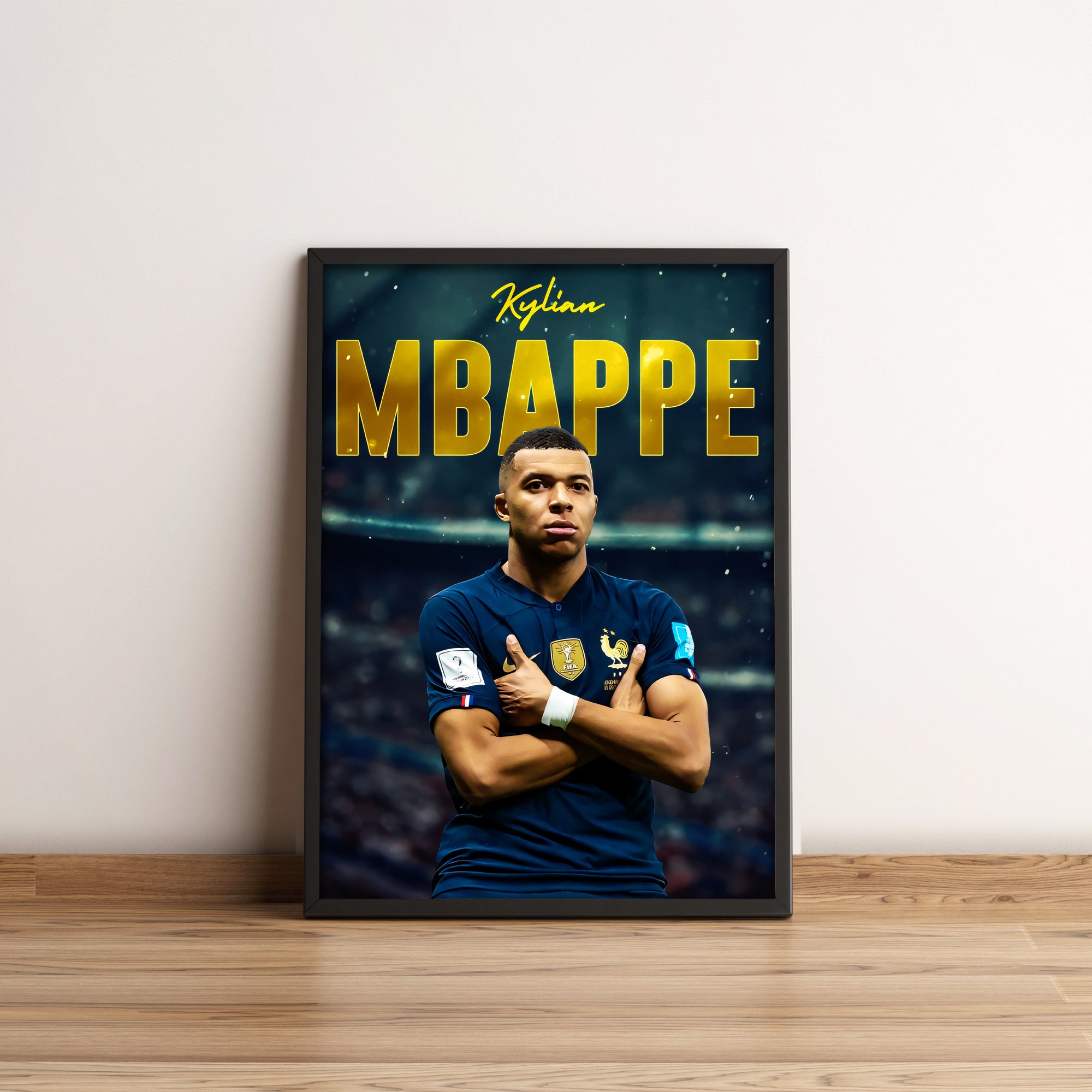 Kylian Mbappe Poster - Football Poster