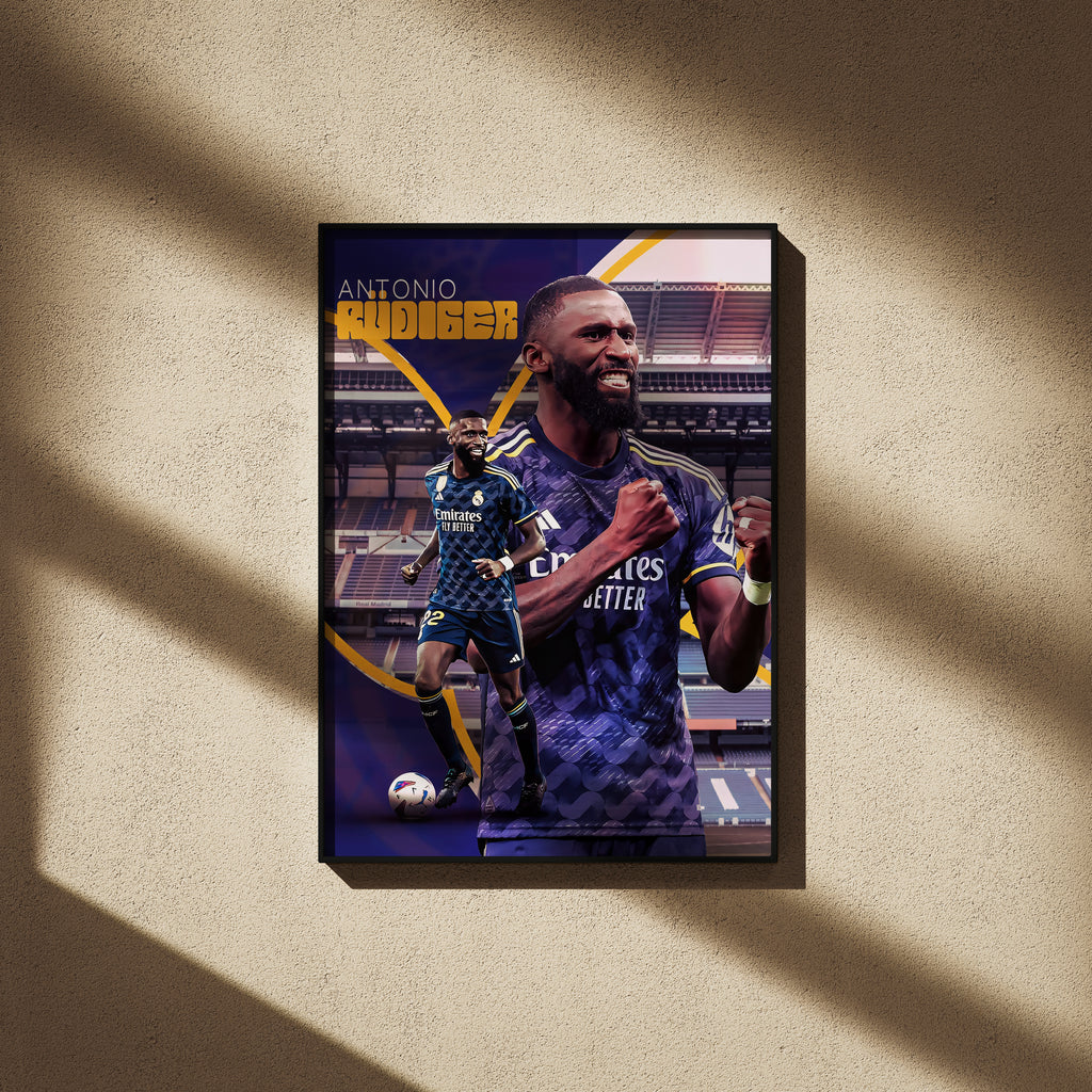 Antonio Rudiger Poster - Football Poster