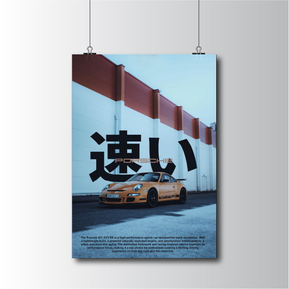 Porsche 911 GT3 Poster 02