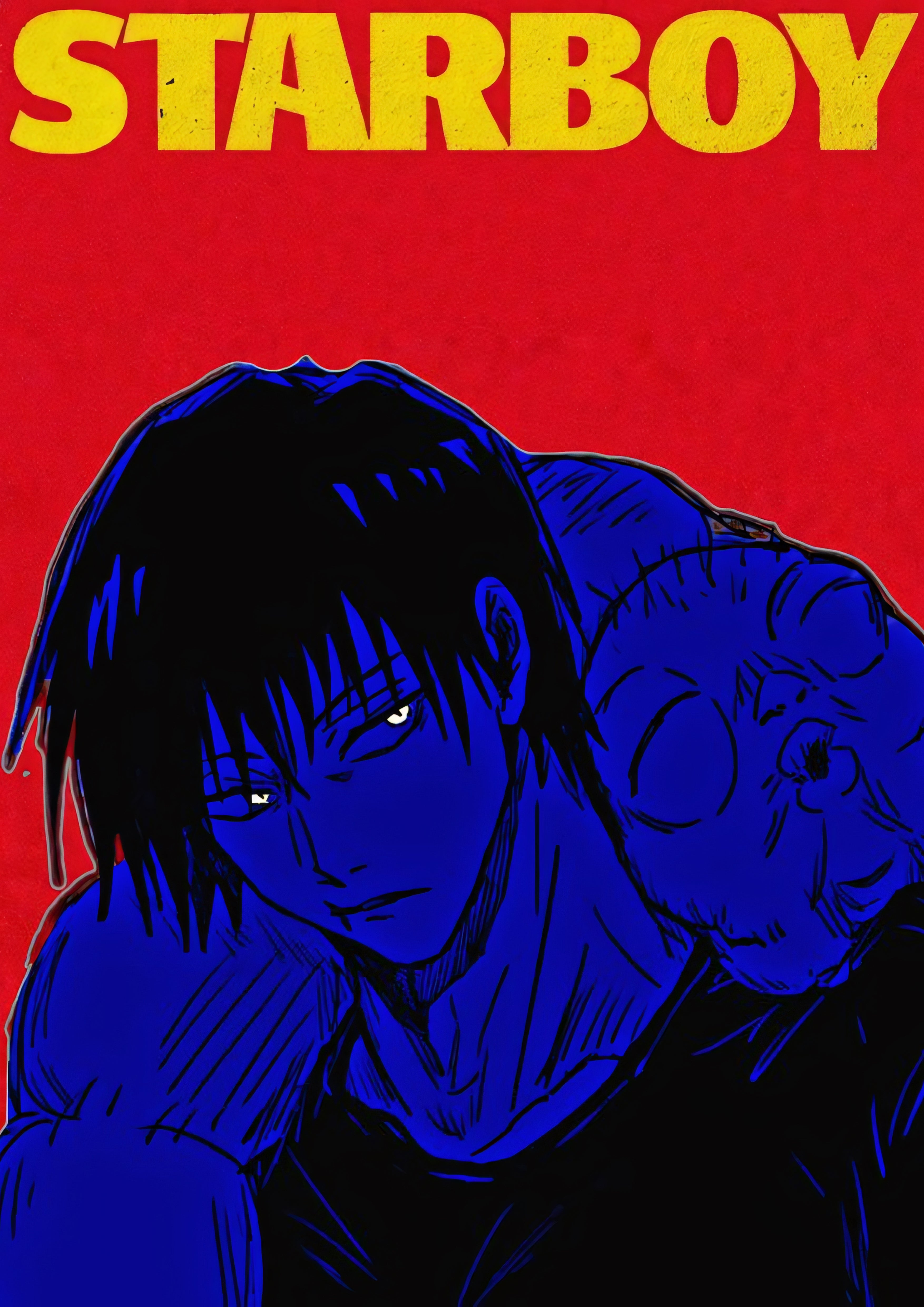 Toji Fushiguro Jujutsu Kaisen Anime Poster