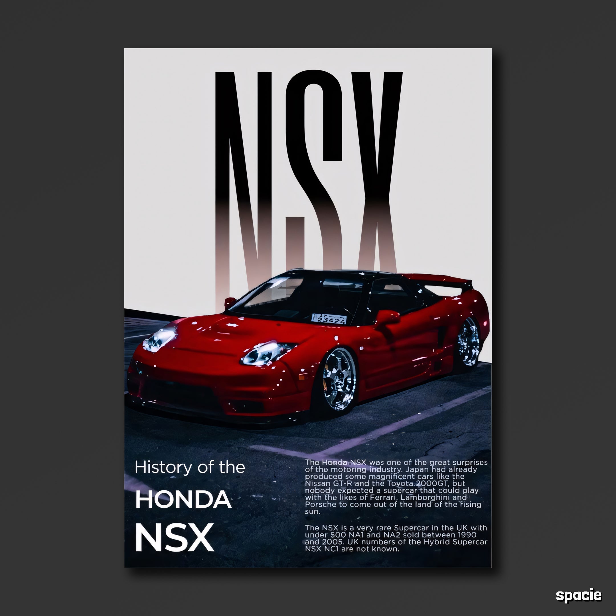 Honda NSX - JDM Car Poster