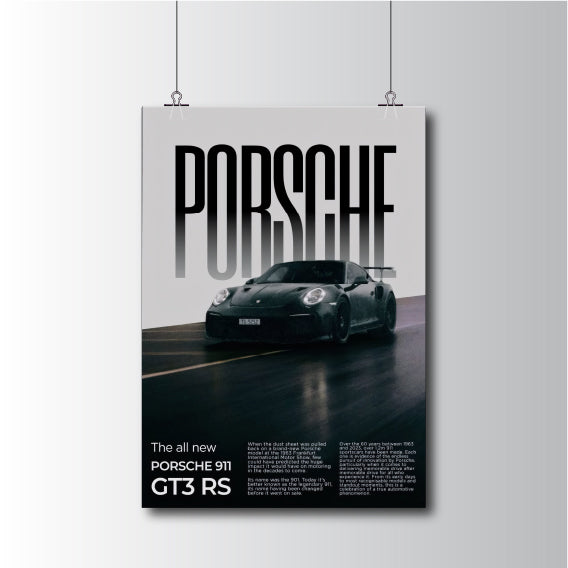 Porsche 911 GT3 Poster 01