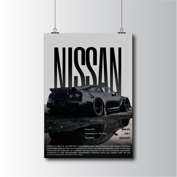 Nissan Skyline GT-R R35 Poster
