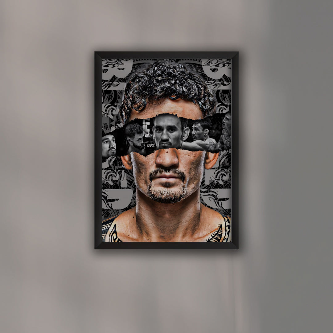 Max Holloway UFC Fighter Poster