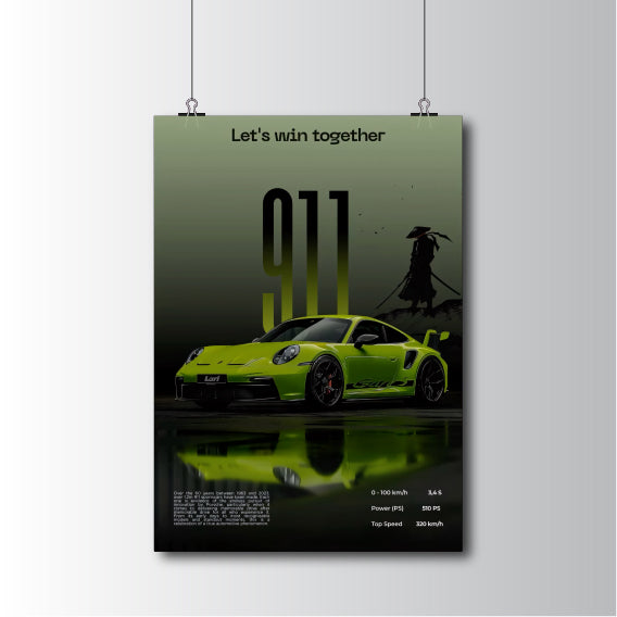 Porsche 911 GT3 Poster 03