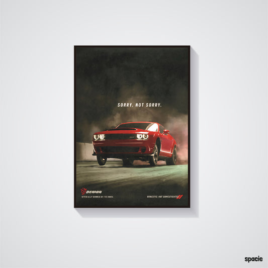 Dodge challenger - Muscle Car Poster