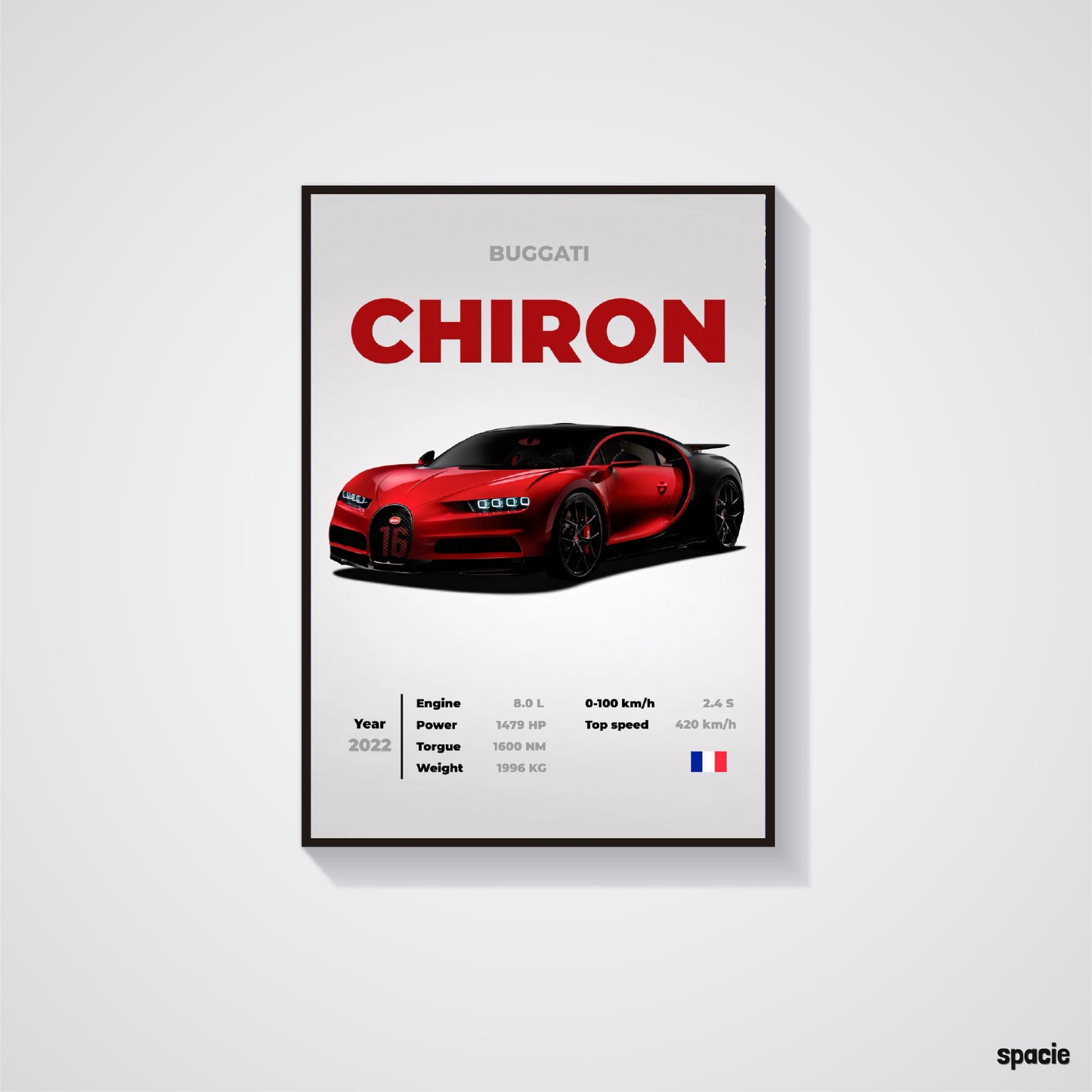 Bugatti Chiron - Sport Car Poster