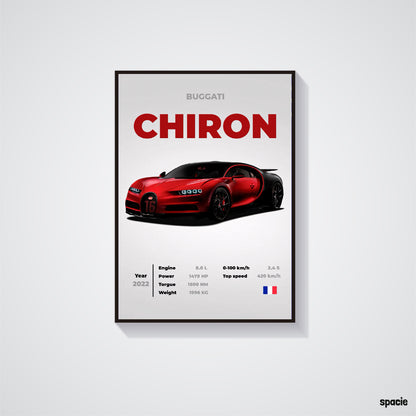 Bugatti Chiron - Sport Car Poster