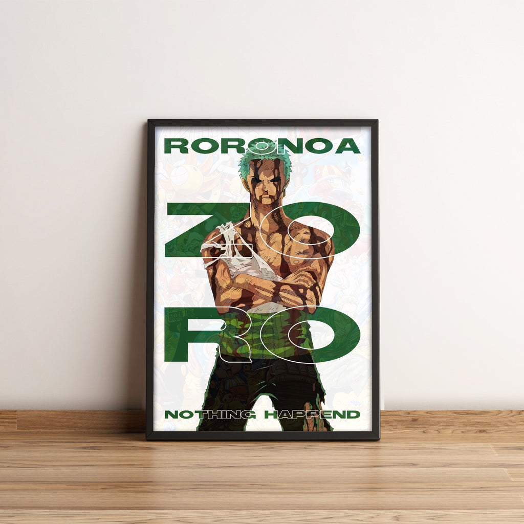 Roronoa Zoro - One piece - Anime Poster
