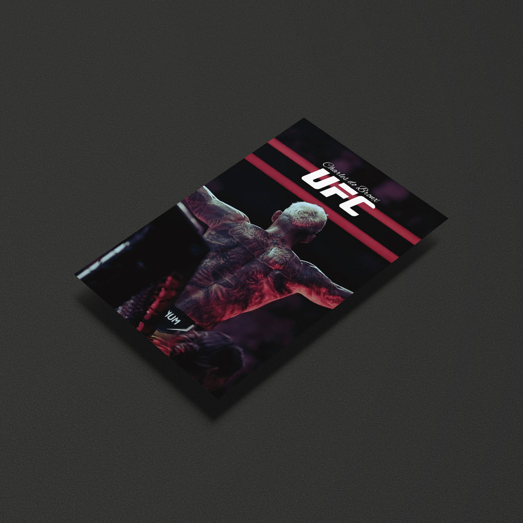 Charles Oliveira UFC Fighter Poster