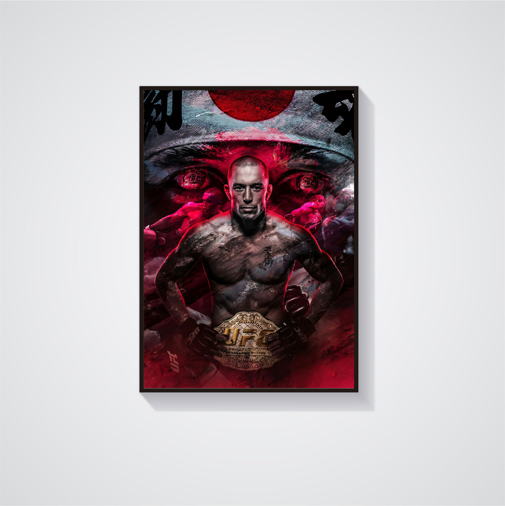 George st-pierre Poster 03