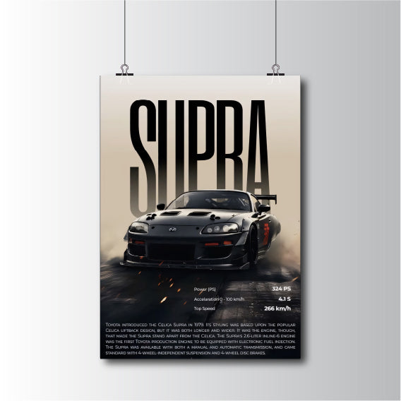 Toyota Supra Poster 02