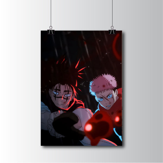 Choso and Yuji Jujutsu Kaisen Poster