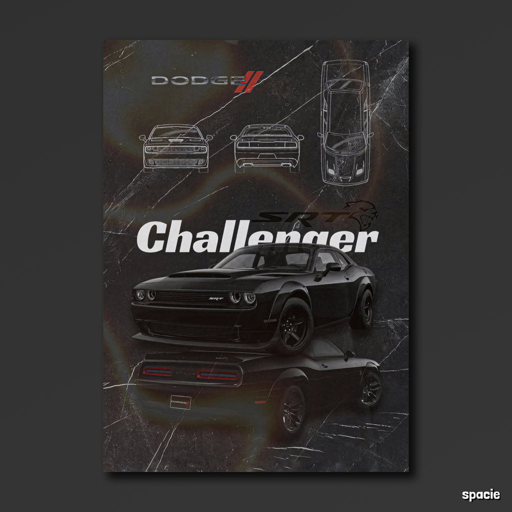 Dodge challenger - Muscle Car Poster