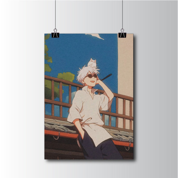 Gojo Jujutsu Kaisen Poster 01