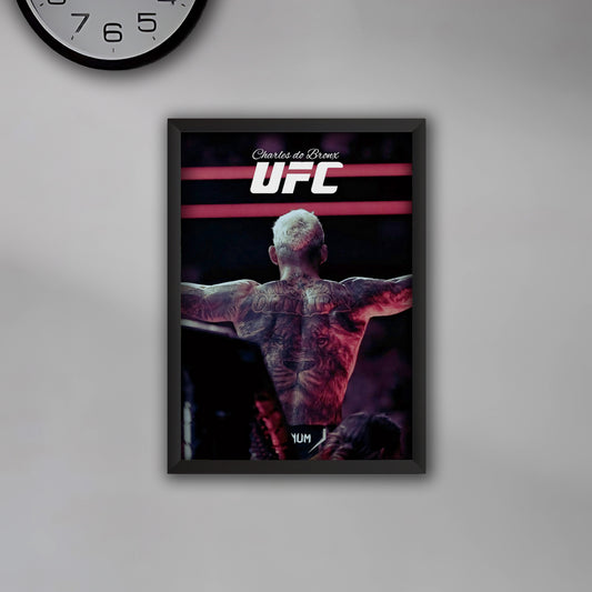 Charles Oliveira UFC Fighter Poster