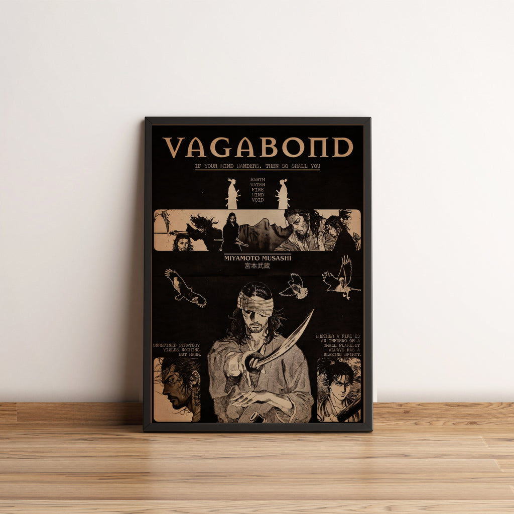 Musashi Miyamoto - Vagabond - Anime Poster