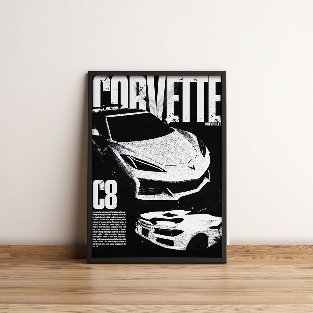 C8 Corvette - Car Posters Collection