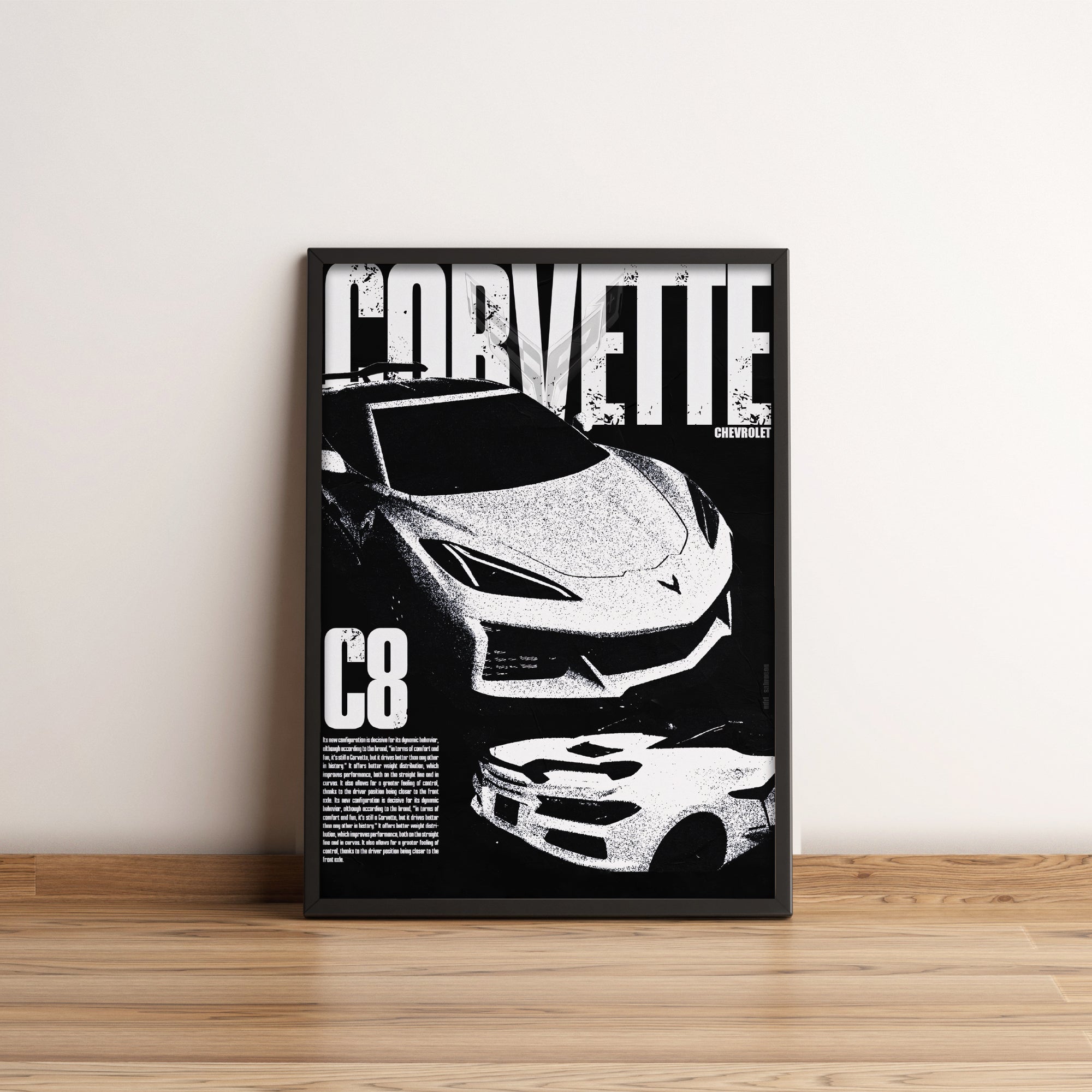 C8 Corvette - Car Posters Collection