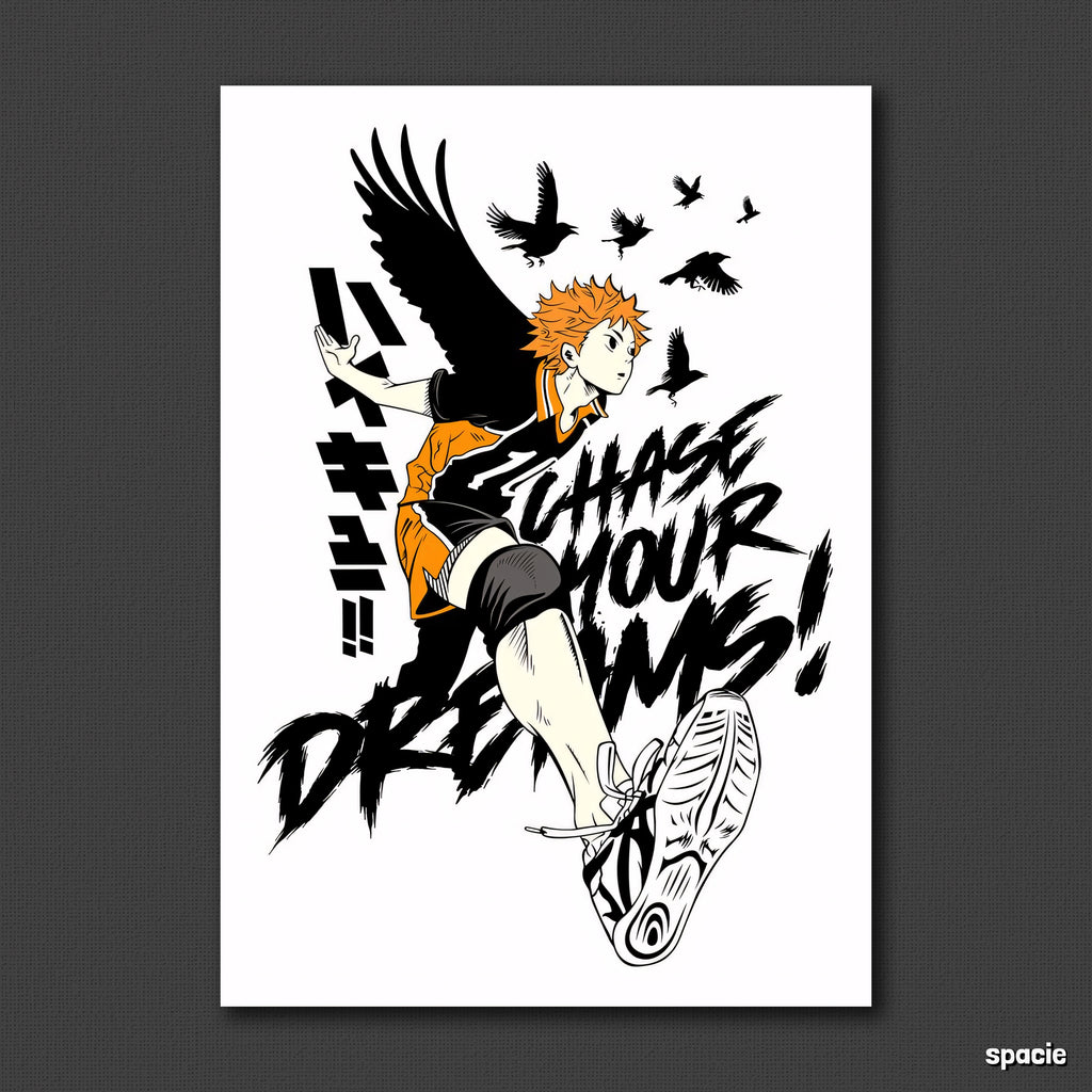 Hinata Shoyo - Haikyuu - Anime Poster