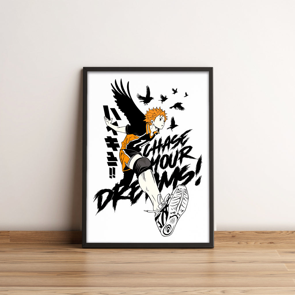 Hinata Shoyo - Haikyuu - Anime Poster