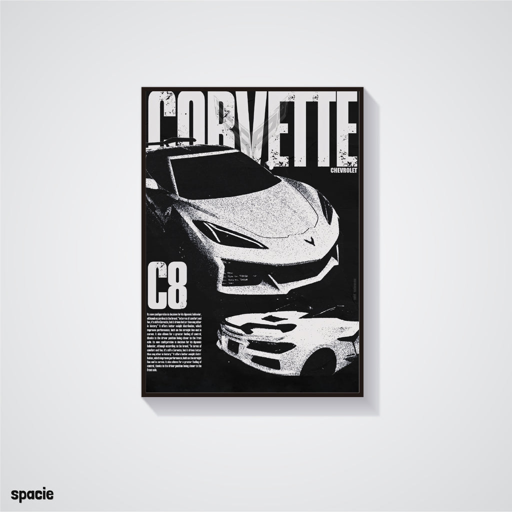 C8 Corvette - Car Posters Collection