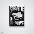 C8 Corvette - Car Posters Collection