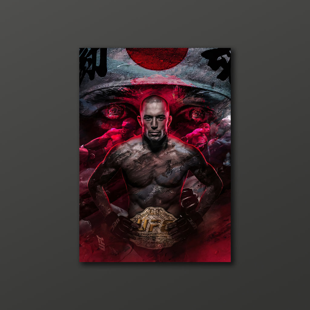 George st-pierre Poster 03