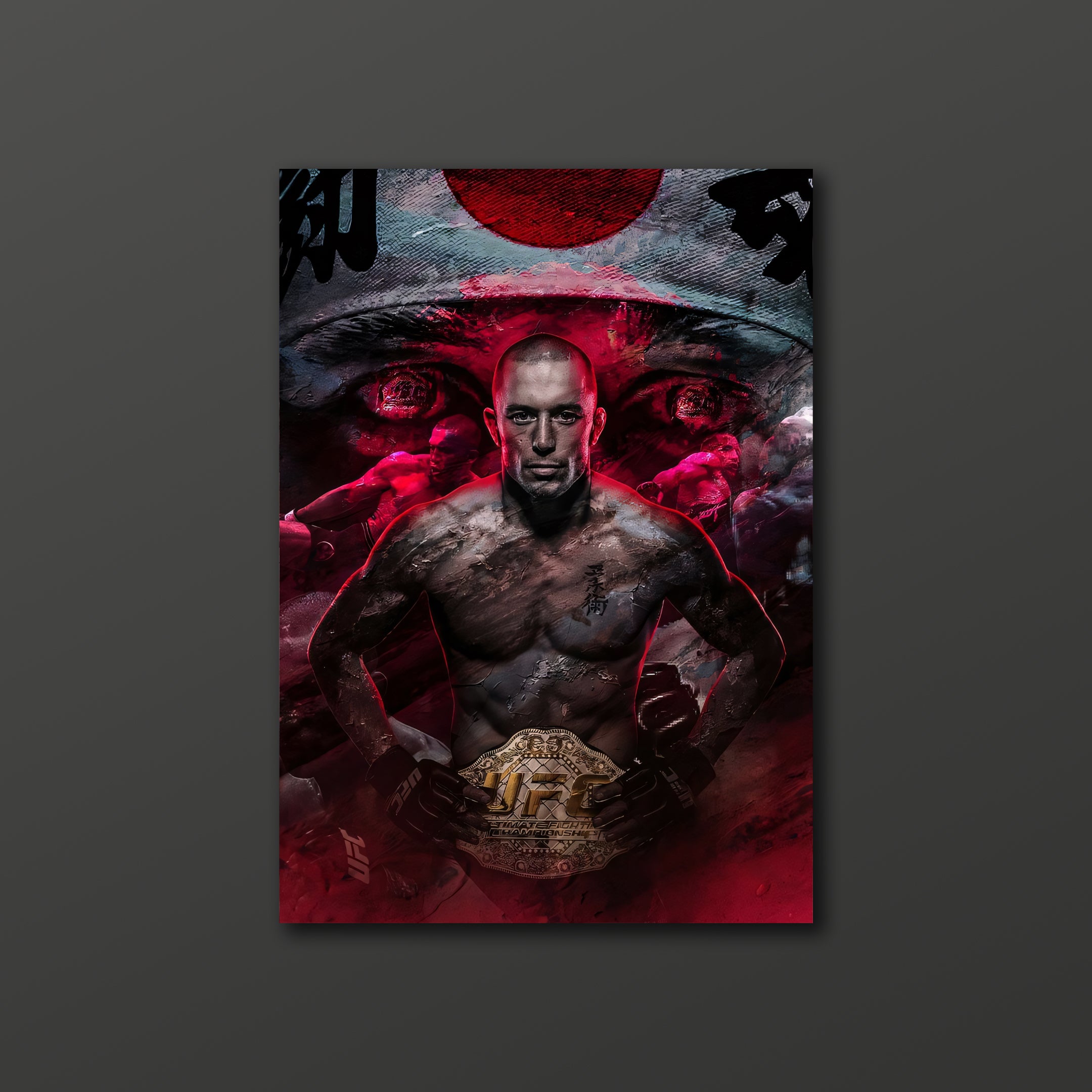 George st-pierre Poster 03