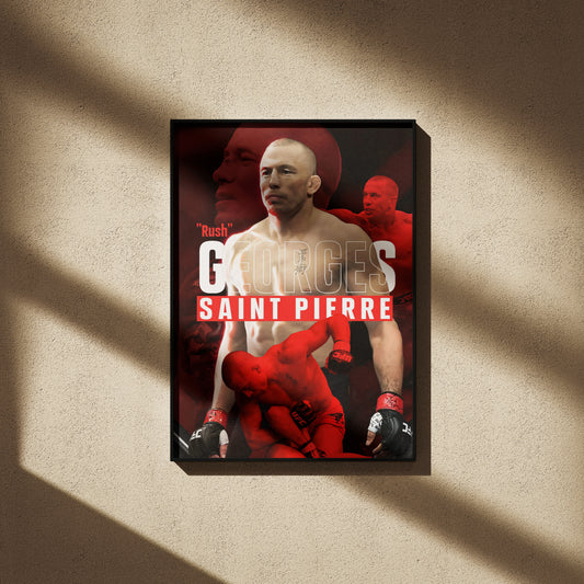 George st-pierre Poster 05