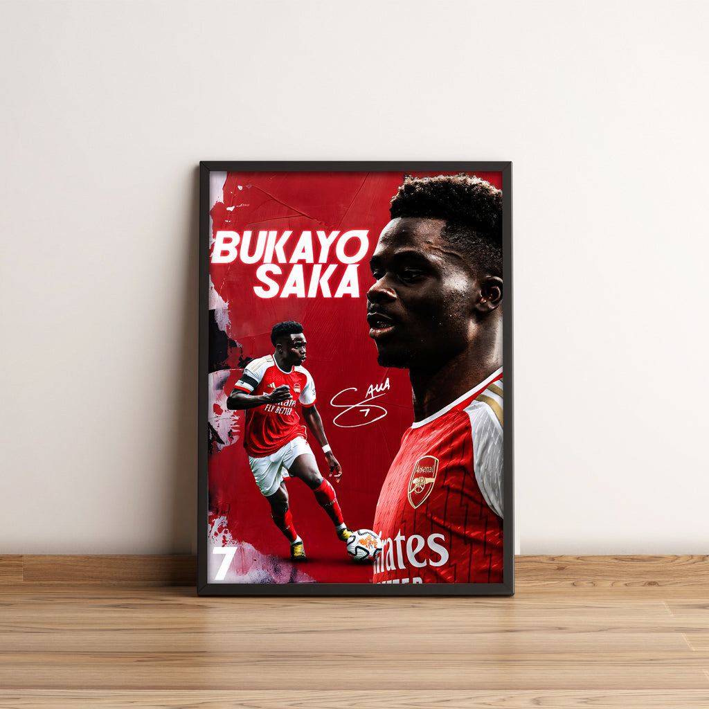 Bukayo Saka Poster - Football Poster