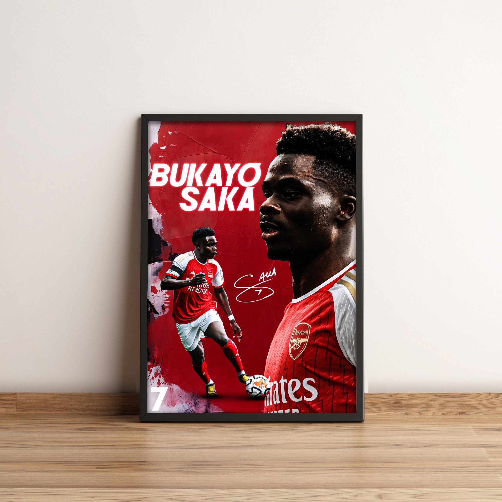 Bukayo Saka Poster - Football Poster