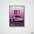 Mazda RX7 - JDM Car Poster