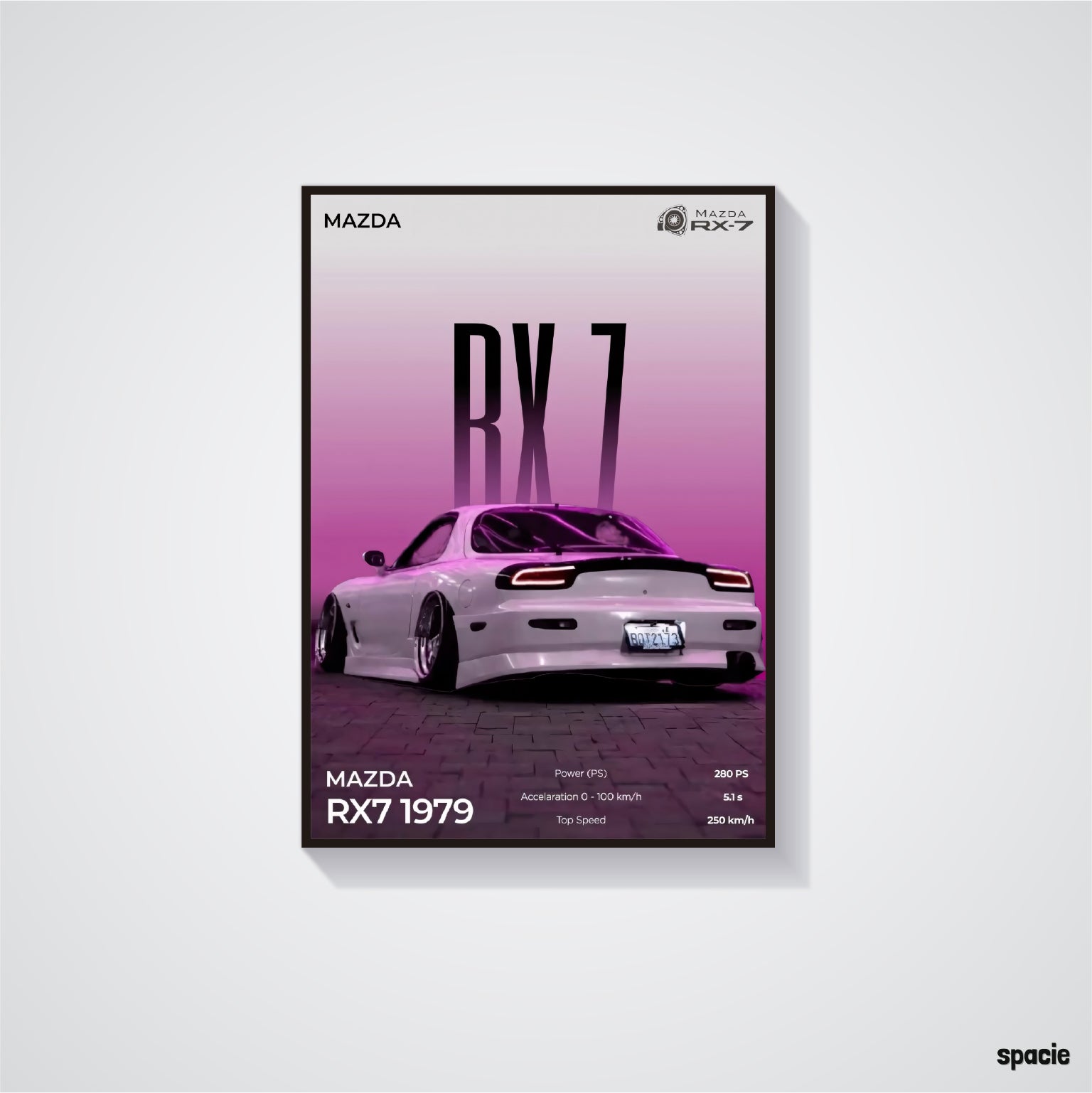 Mazda RX7 - JDM Car Poster
